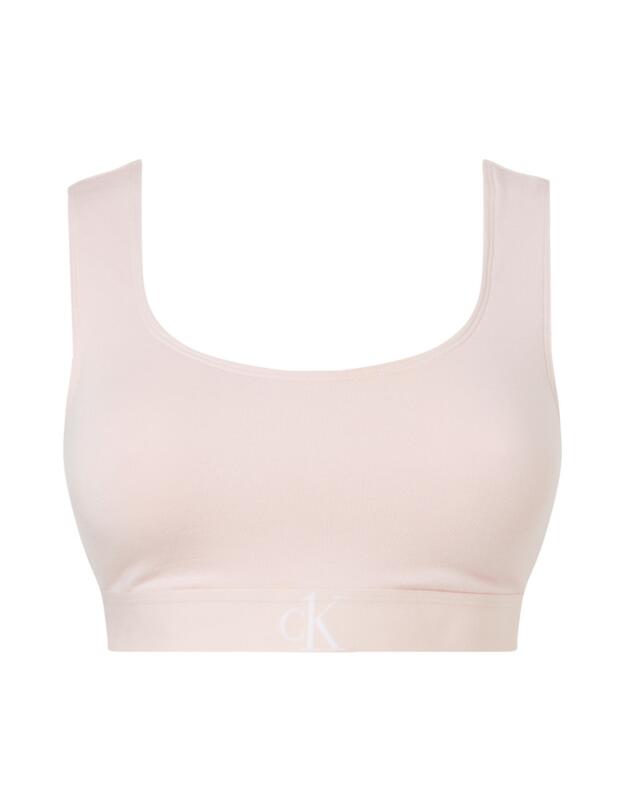 Calvin Klein CK One Plus Unlined Bralette Barely Pink