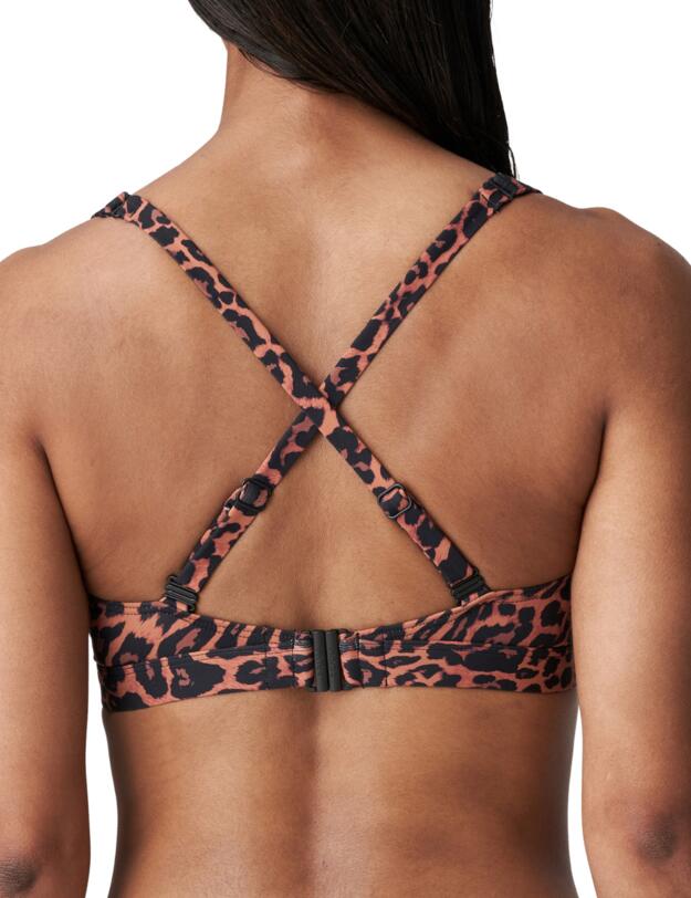 Prima Donna Swim Holiday Bikini Top with Removable Pads Sunny Chocolate 