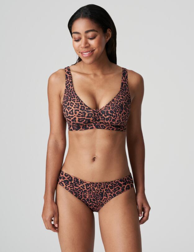 Prima Donna Swim Holiday Bikini Top with Removable Pads Sunny Chocolate 