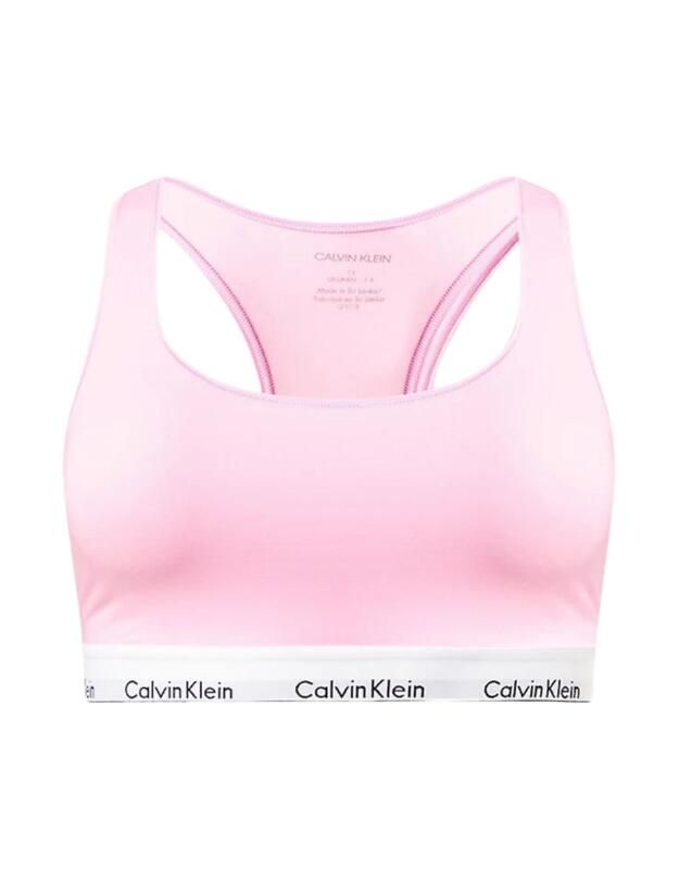 Calvin Klein Modern Cotton Plus Size Unlined Bralette Pale Orchid