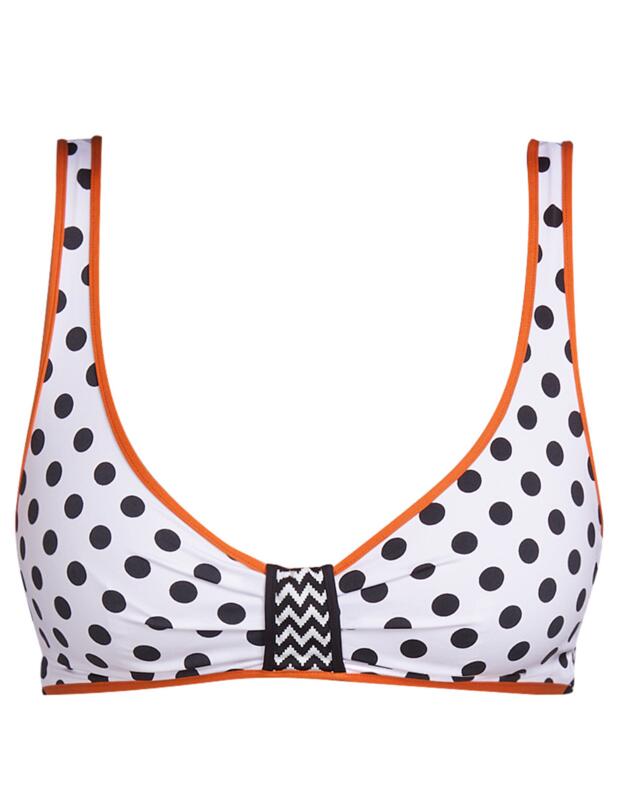 Andres Sarda Moss Halterneck Bikini Top Dots