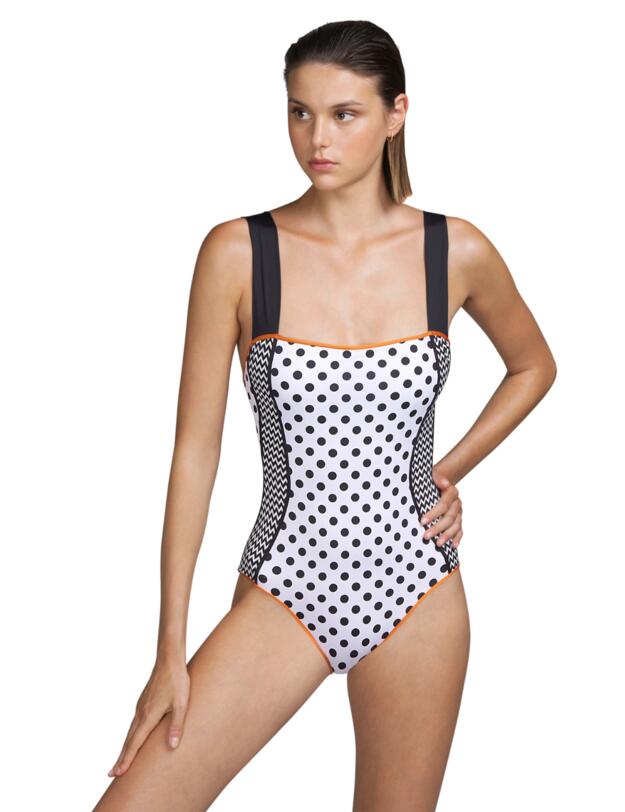  Andres Sarda Moss Swimsuit Dots