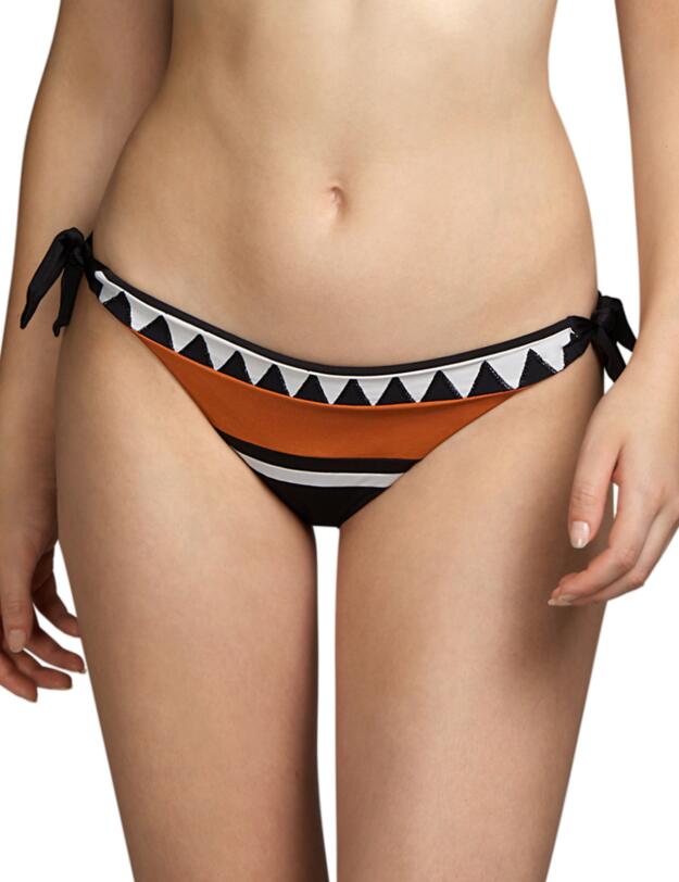 Andres Sarda Shelley Side Tie Bikini Brief  Black