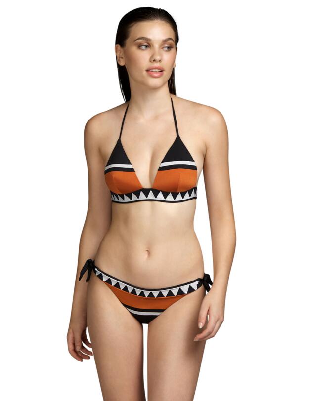 Andres Sarda Shelley Side Tie Bikini Brief  Black