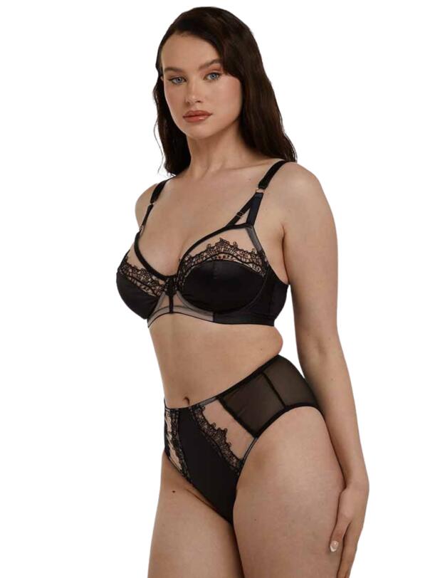 Playful Promises Wren High Waisted Brief Black 