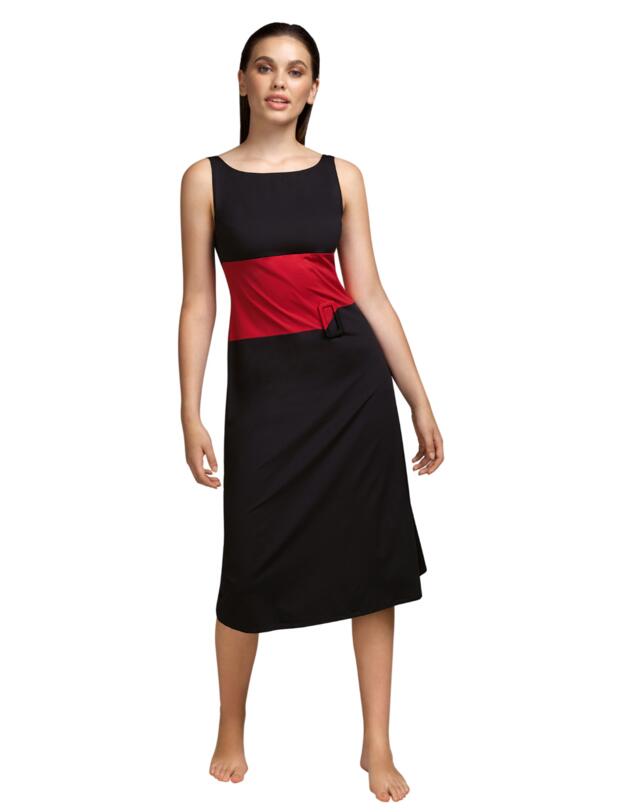 Andres Sarda Beauvoir Swimwear Long Dress Black Sea