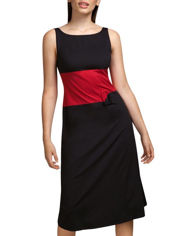 Andres Sarda Beauvoir Swimwear Long Dress Black Sea