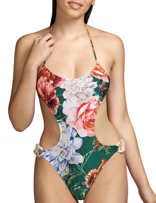 Andres Sarda Woolf Swimsuit Special Trikini Garden
