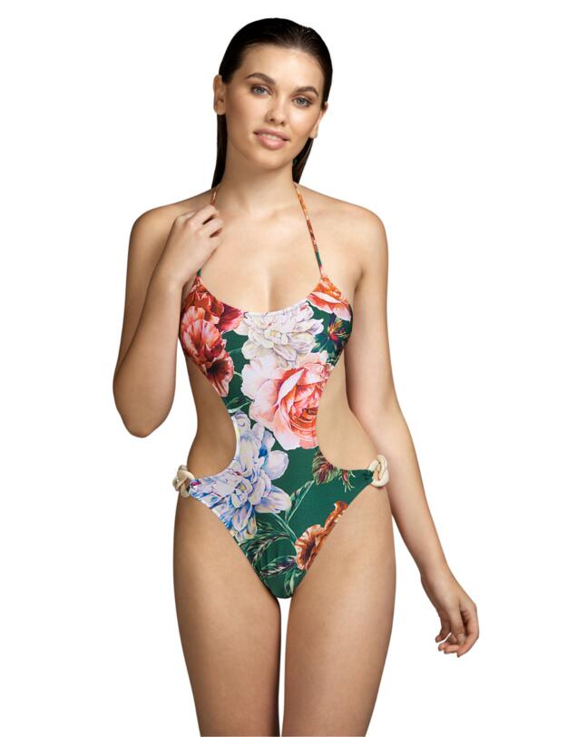 Andres Sarda Woolf Swimsuit Special Trikini Garden