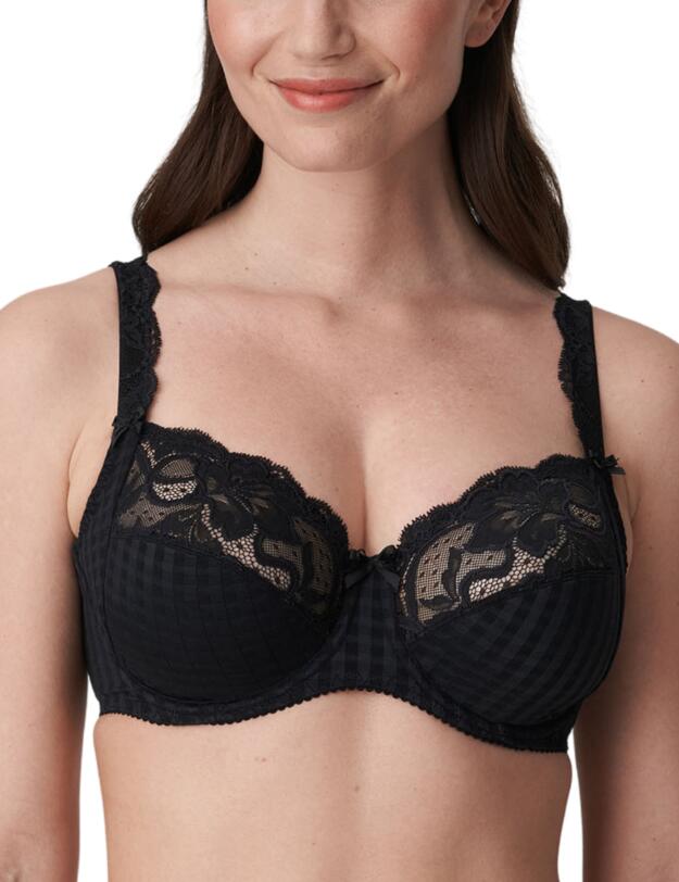 Prima Donna Madison Horizontal Seam Balcony Bra Black