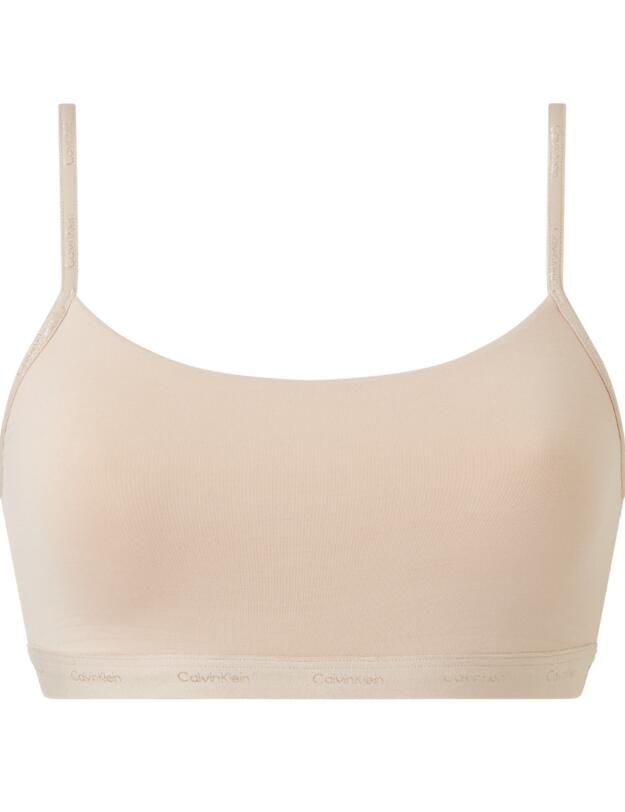 Calvin Klein Form To Body Natural Unlined Bralette Cedar