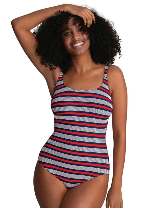 Rosa Faia Fira Coast Estelle Swimsuit Navy Blue