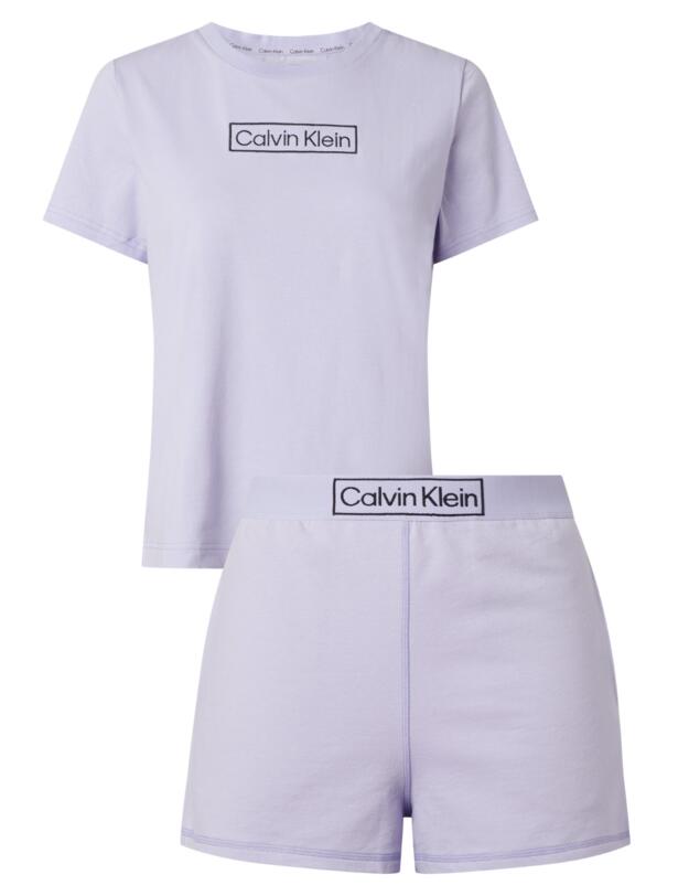 Calvin Klein Reimagined Heritage Lounge Wear Short Set Vervain Lilac/Vervain Lilac