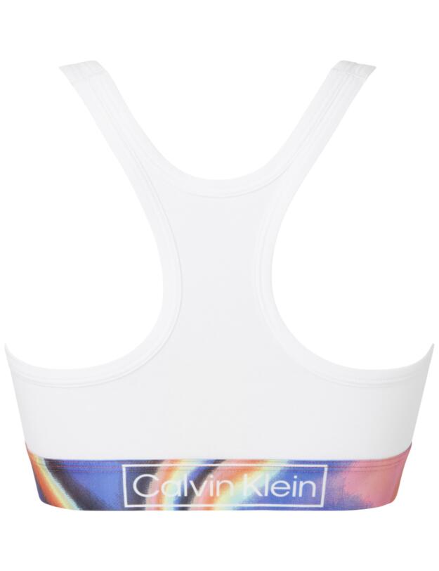 Calvin Klein Reimagined Heritage Pride Unlined Bralette White