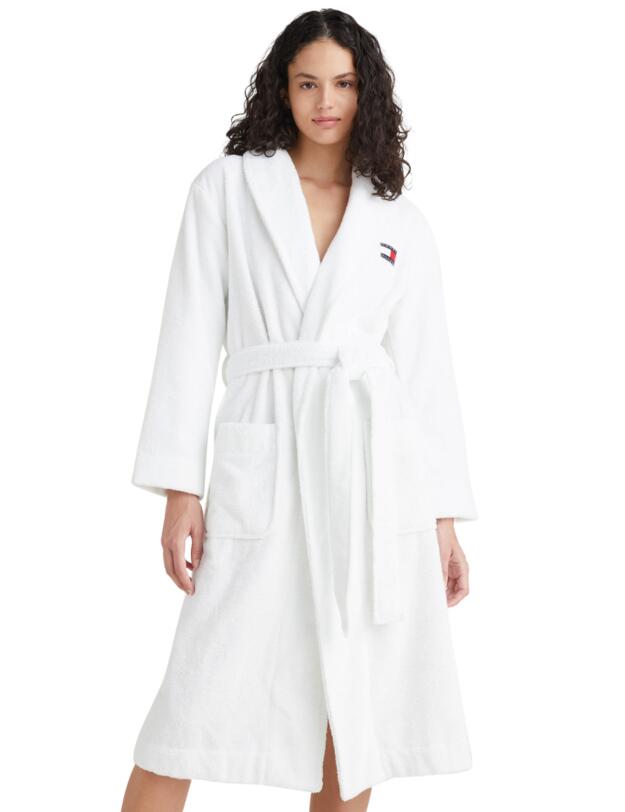  Tommy Hilfiger Tommy 85 Towelling Robe White/Outline Signature