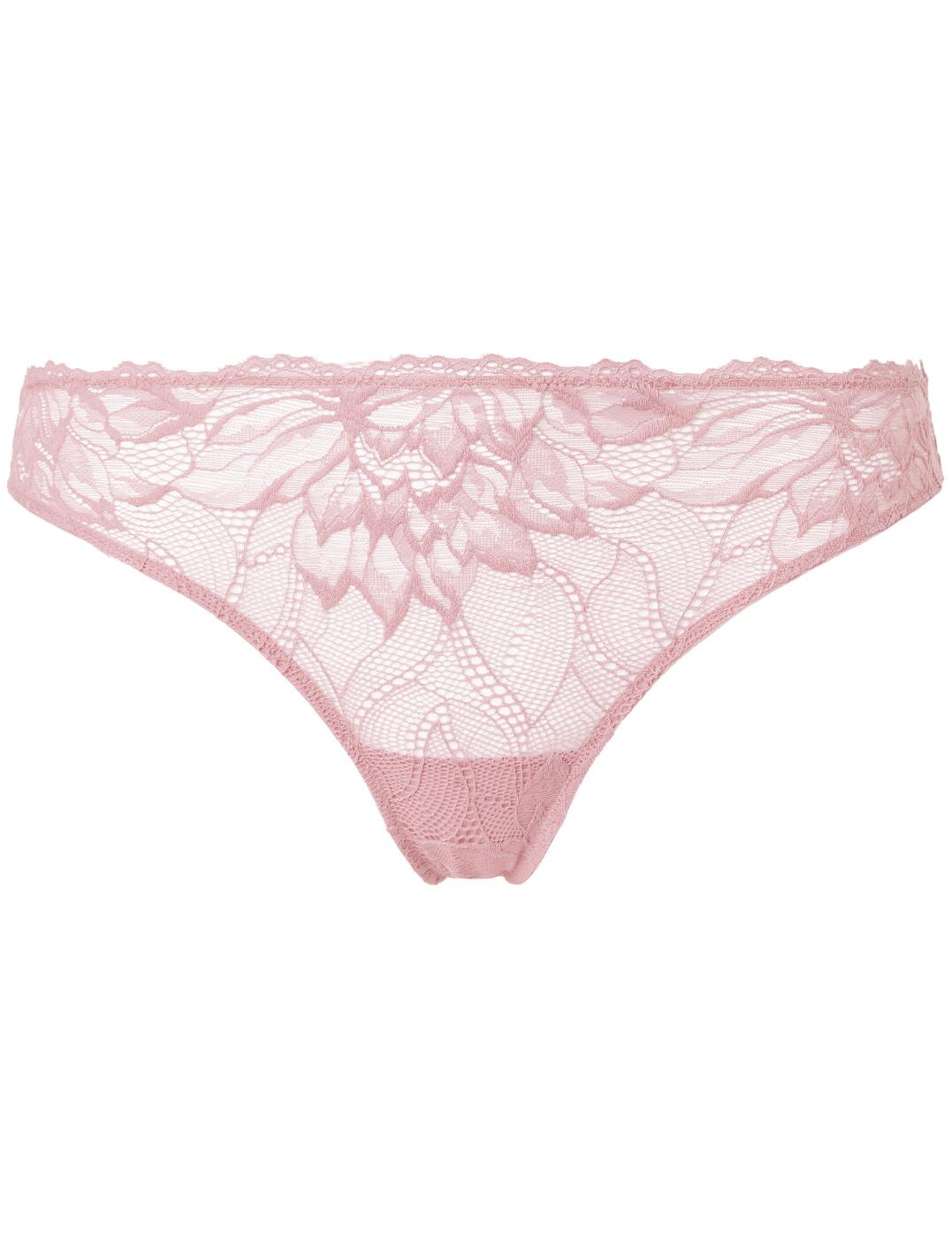 Calvin Klein Seductive Comfort Lotus Thong Pink Shell