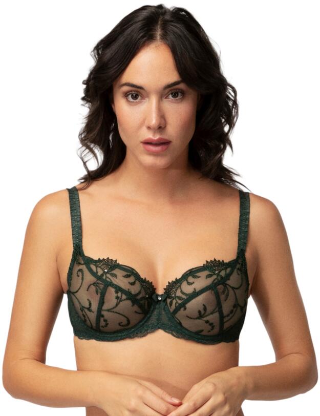 Empreinte Ginger Balcony Bra Vert Profond