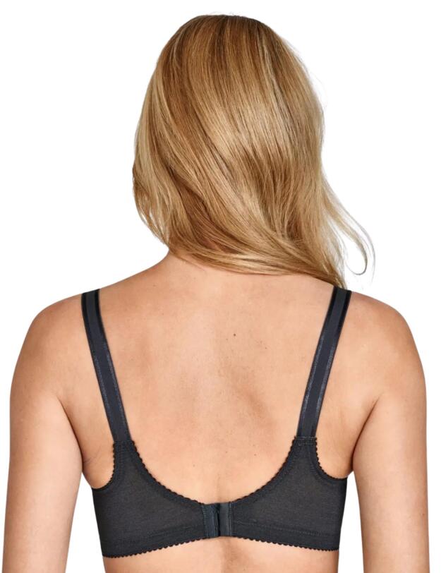 Miss Mary Of Sweden Rose Bra Dark Grey
