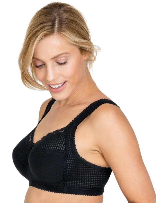 Miss Mary of Sweden Diamond Full Cup Wireless Bra Black