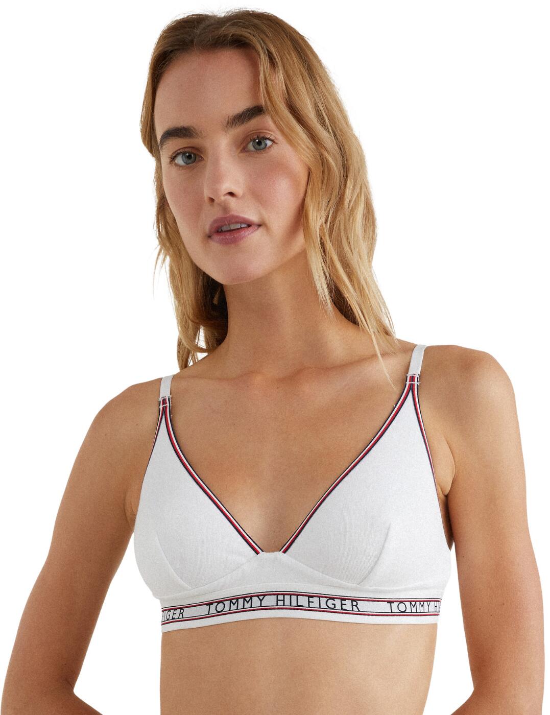 Tommy Hilfiger Hilfiger Classic Unlined Triangle Bra White 