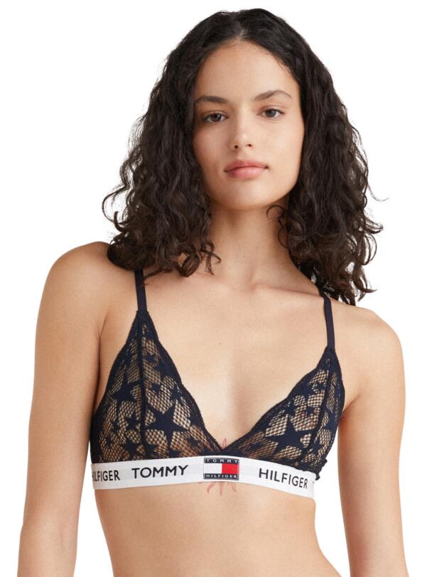 Tommy Hilfiger Tommy 85 Star Lace Triangle Bra Desert Sky 