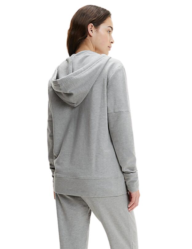 Calvin Klein Structure Lounge Full Zip Hoodie  Grey Heather