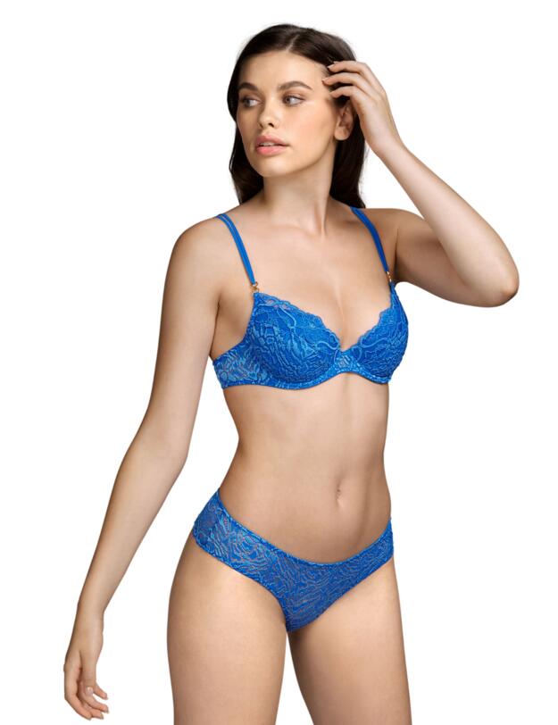 Andres Sarda Tharp Push-Up Bra Removable Padding Barcelona Blue