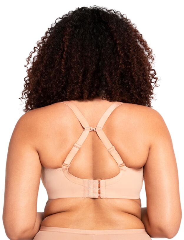 Curvy Kate Smoothie T-shirt Plunge Moulded Bra Latte