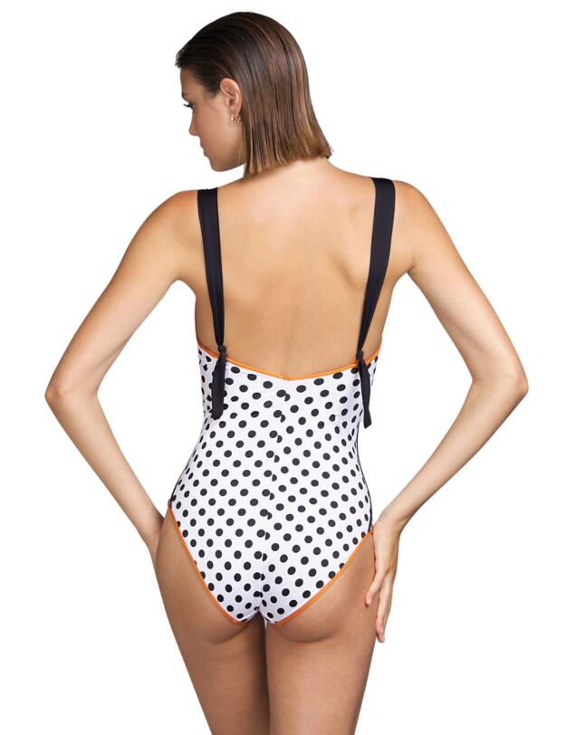  Andres Sarda Moss Swimsuit Dots