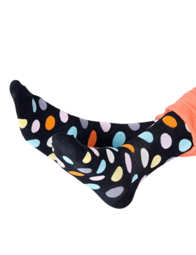 Happy Socks Big Dot Sock Black 