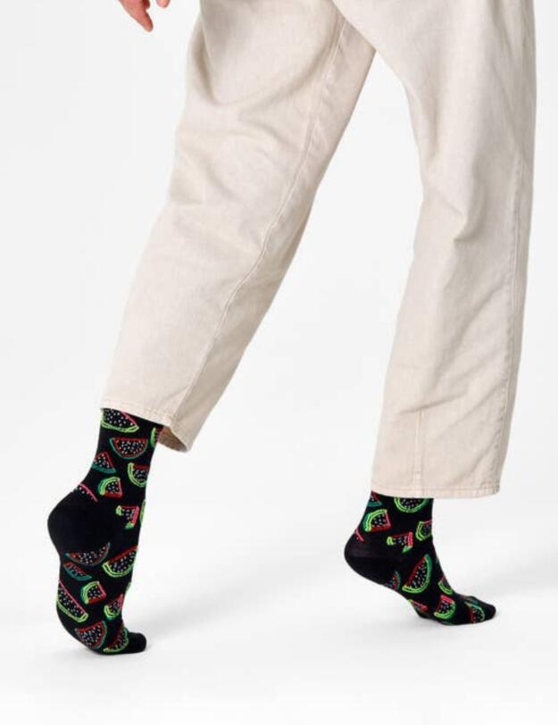 Happy Socks Watermelon Sock Black 
