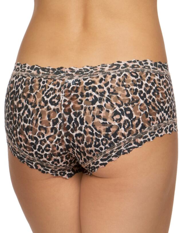 Hanky Panky Classic Leopard Boyshort Brown Black