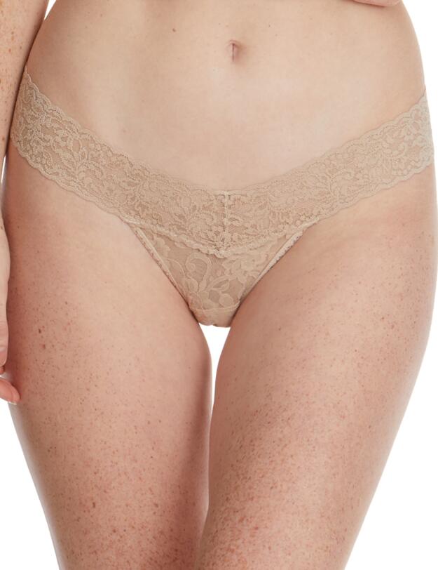  Hanky Panky Signature Lace Low Rise Thong 3 Pack Chai 