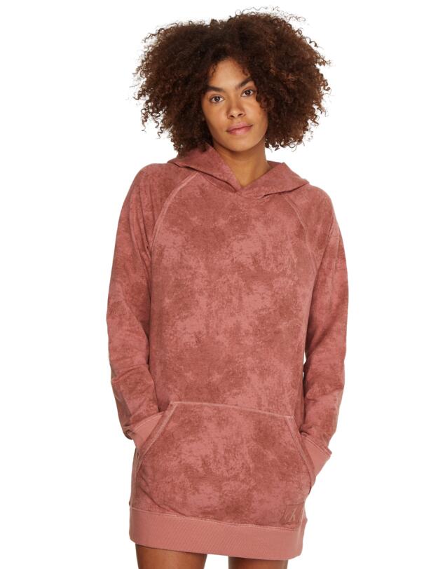 CK One Faded Glory Long Sleeve Hoodie Faded Red Grape