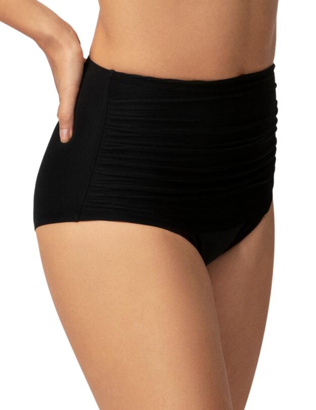 Empreinte Structure High Waist Bikini Brief Black