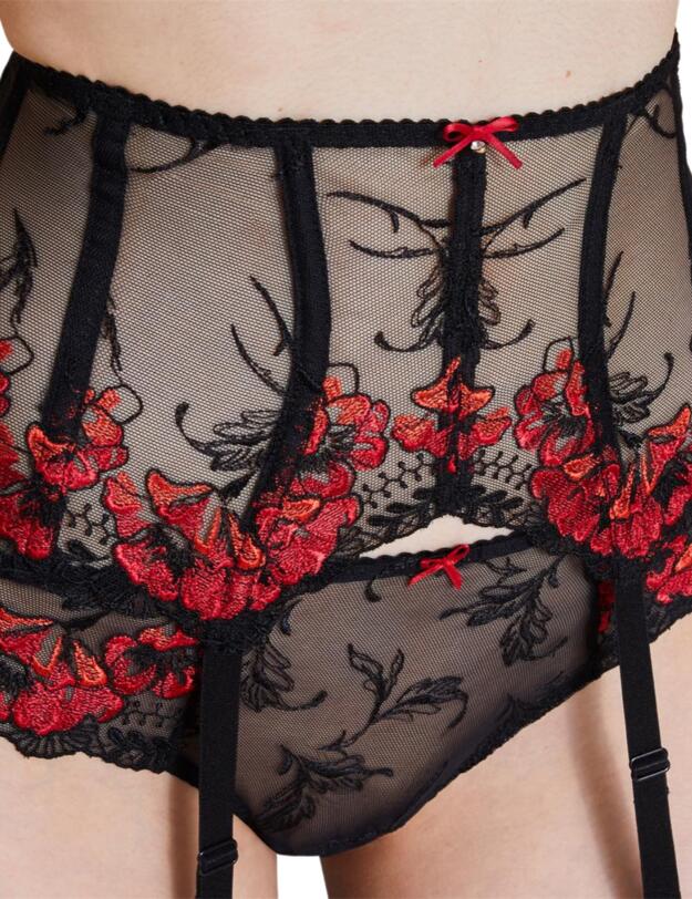 Aubade A Fleur De Toi Waist Cincher Rouge Prodigieux