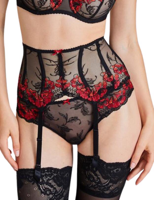 Aubade A Fleur De Toi Waist Cincher Rouge Prodigieux
