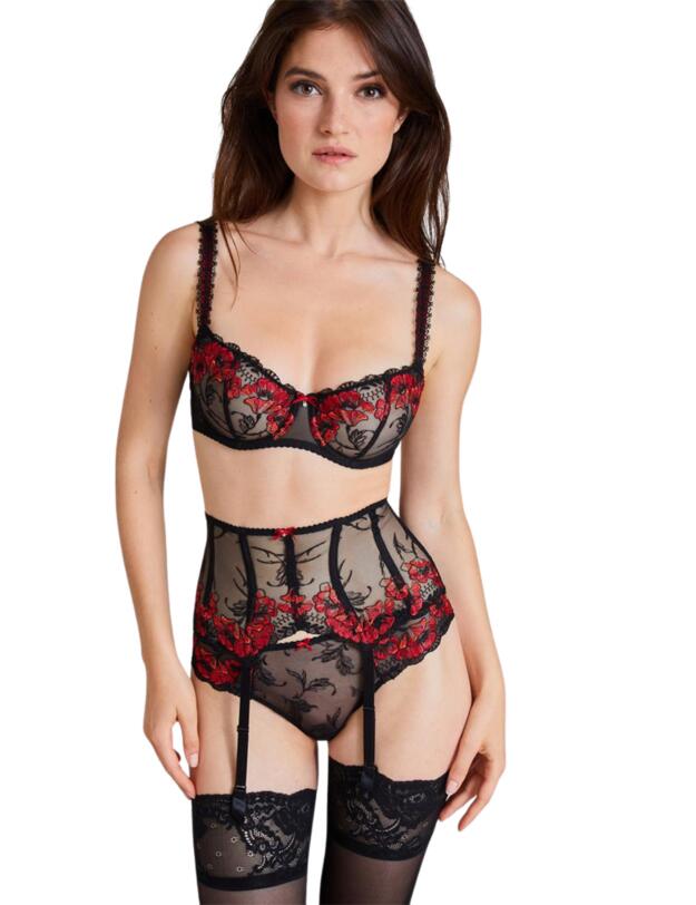 Aubade A Fleur De Toi Waist Cincher Rouge Prodigieux