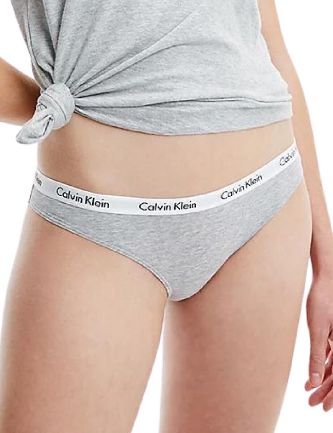  Calvin Klein Carousel 3 Pack Bikini Brief Coral Cor/Cyber Green/Grey