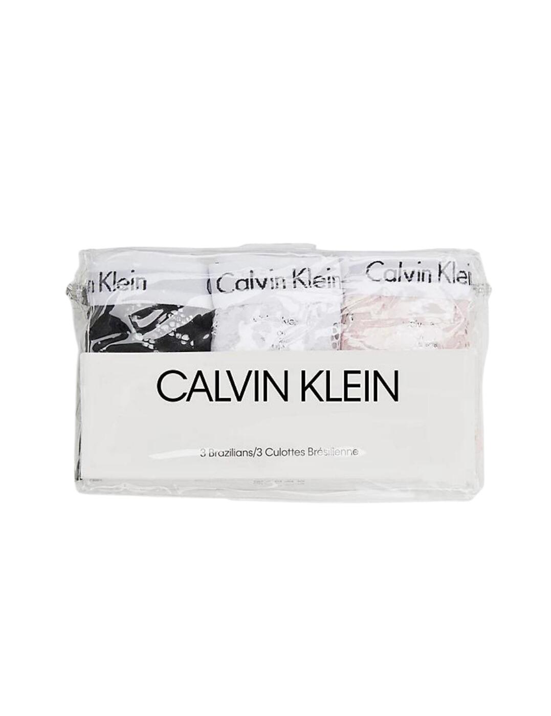 Calvin Klein Carousel 3 Pack Briefs - Belle Lingerie  Calvin Klein  Carousel 3 Pack Briefs - Belle Lingerie