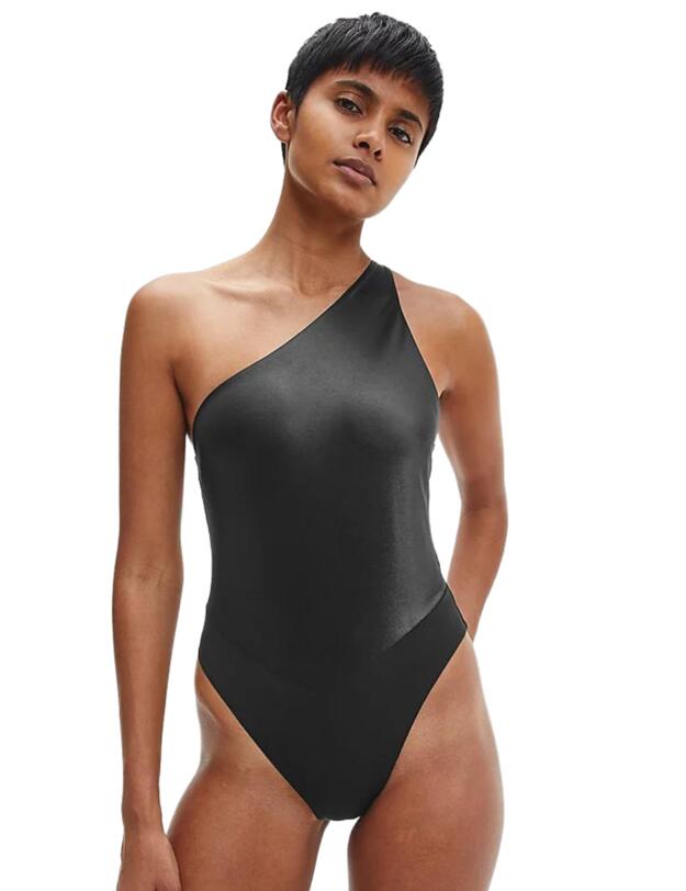 Calvin Klein Core Essentials One Piece Swimsuit PVH Black