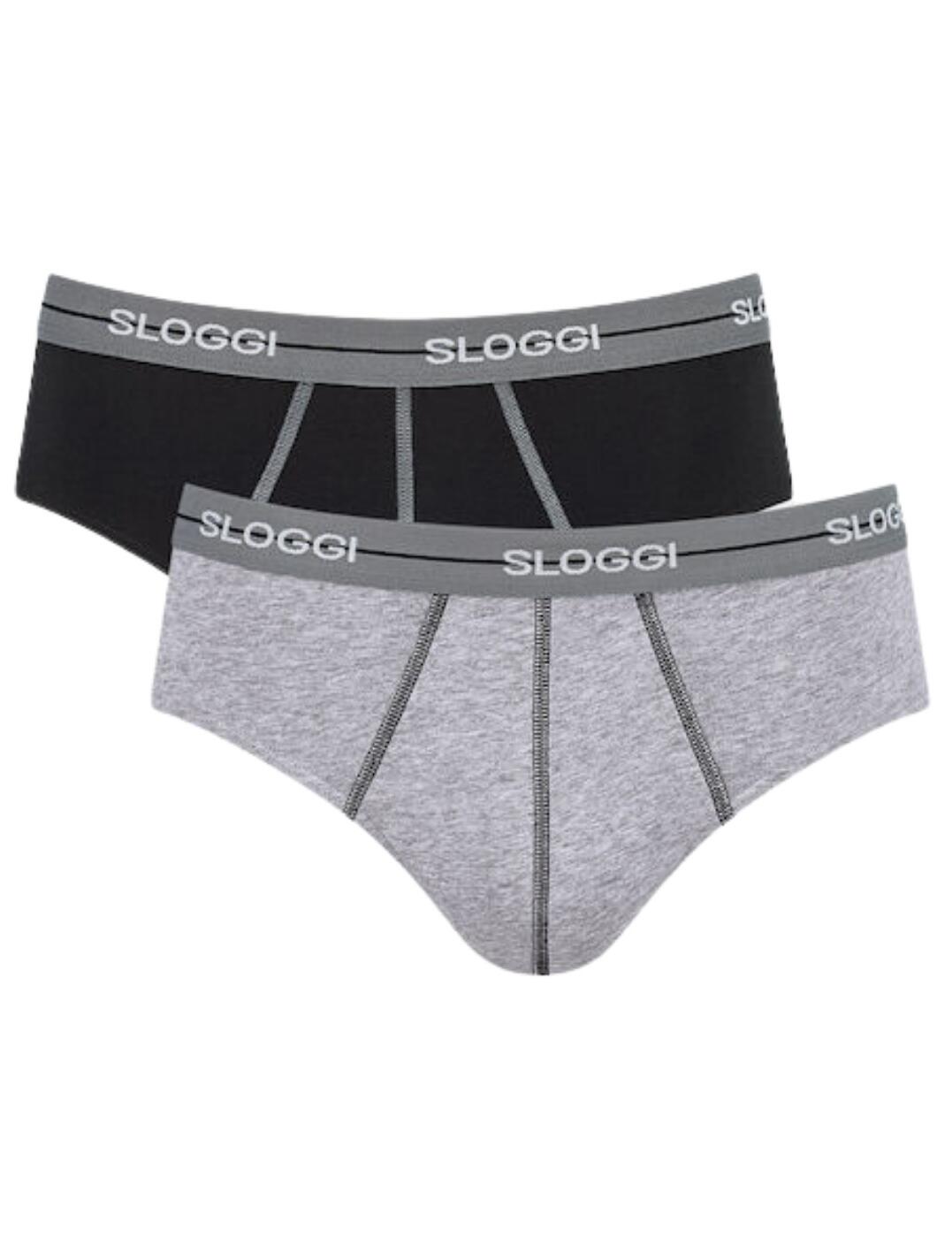 Sloggi Men Start Midi C2P Box Grey - Combination 