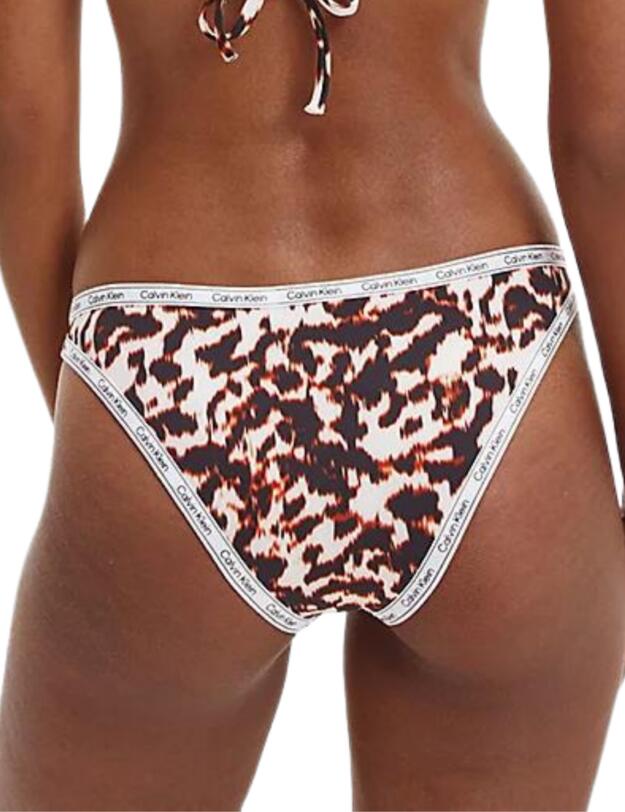 Calvin Klein Logo Tape Cheeky Bikini Brief Animal