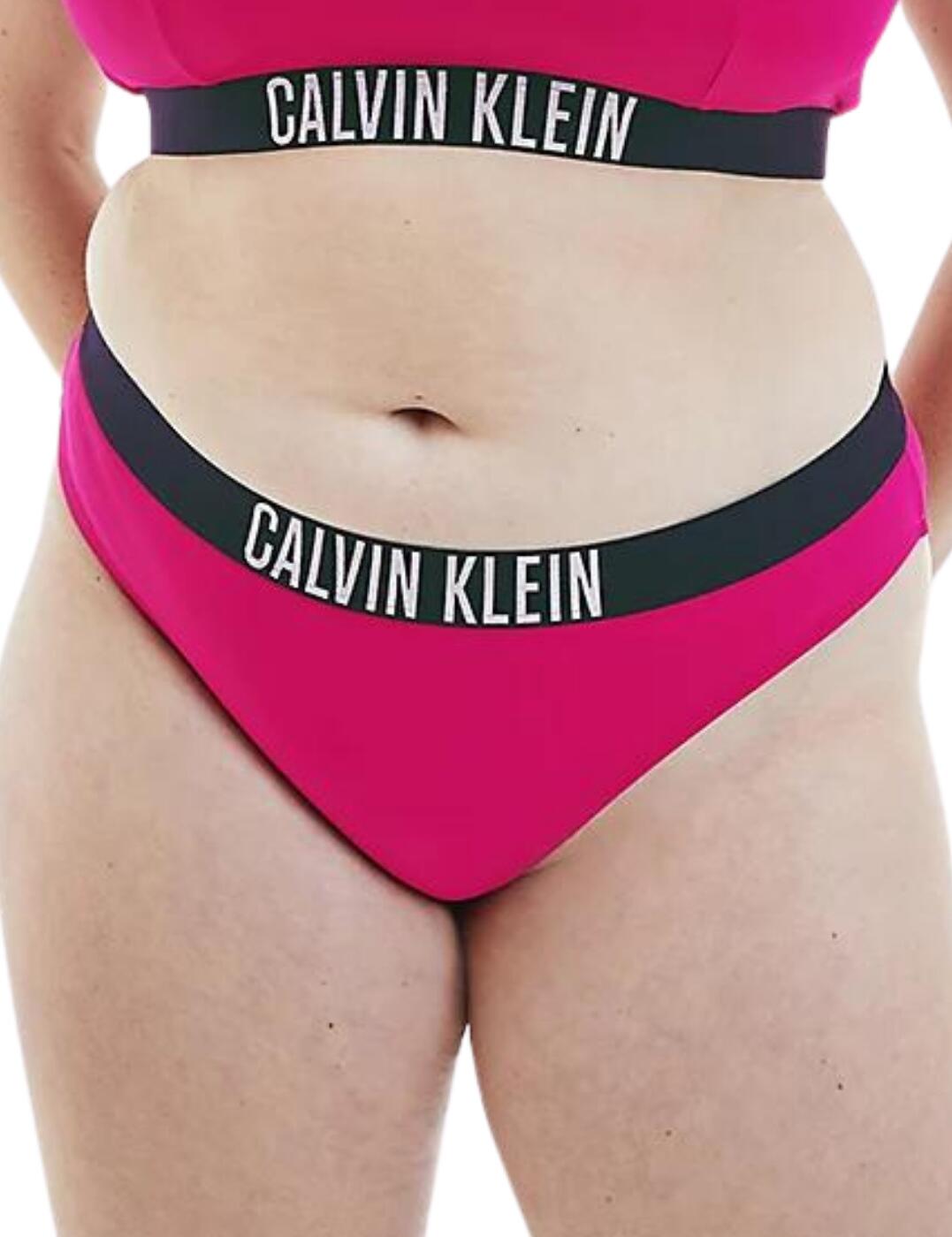 Calvin Klein Intense Power Classic Bikini Brief Plus Size Royal Pink