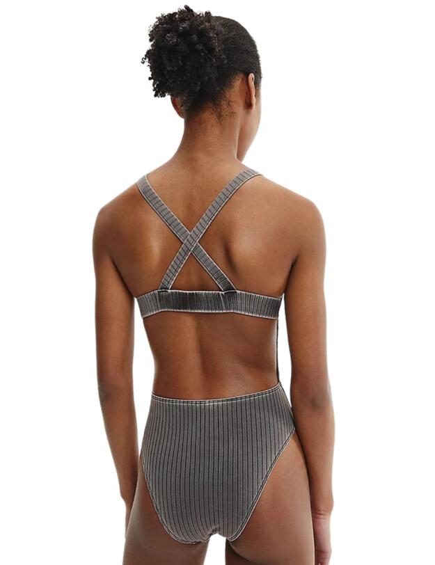 Calvin Klein CK Authentic One Piece Swimsuit PVH Black