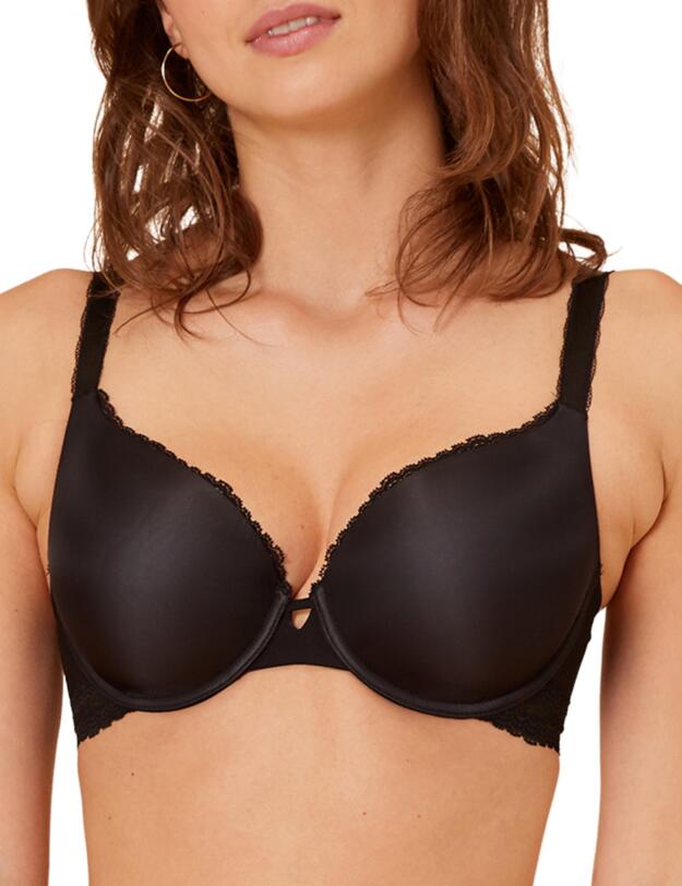 Simone Perele Confiance Padded Plunge Bra Black 