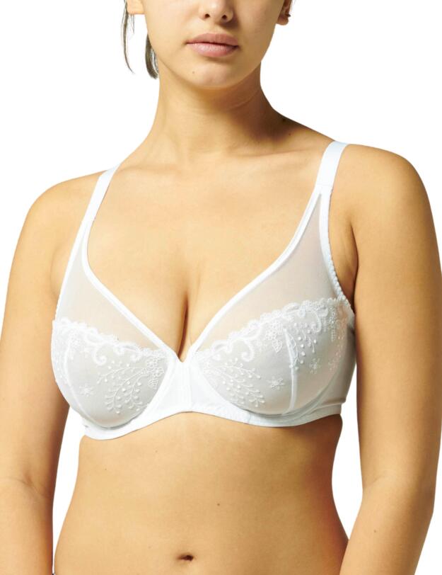 Simone Perele Delice Plunge Full Cup White 