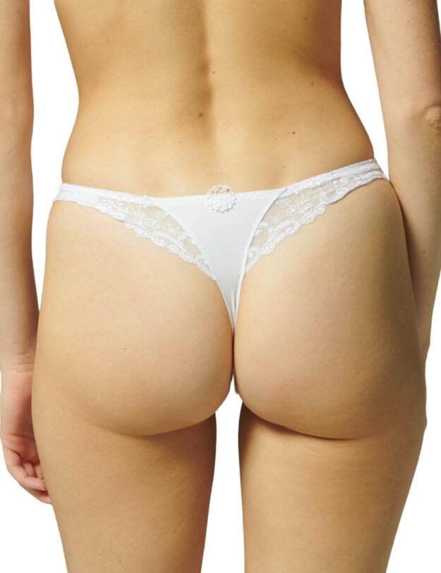 Simone Perele Delice Thong White 