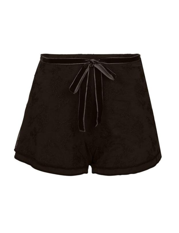 Empreinte Ellen Pyjama Shorts Noir