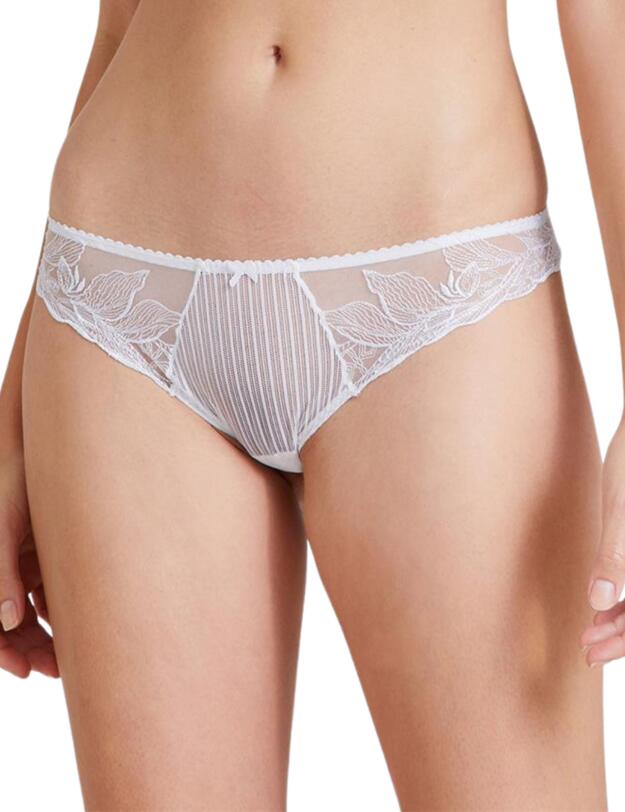Aubade Fleur De Tattoo Italian Brief Blanc
